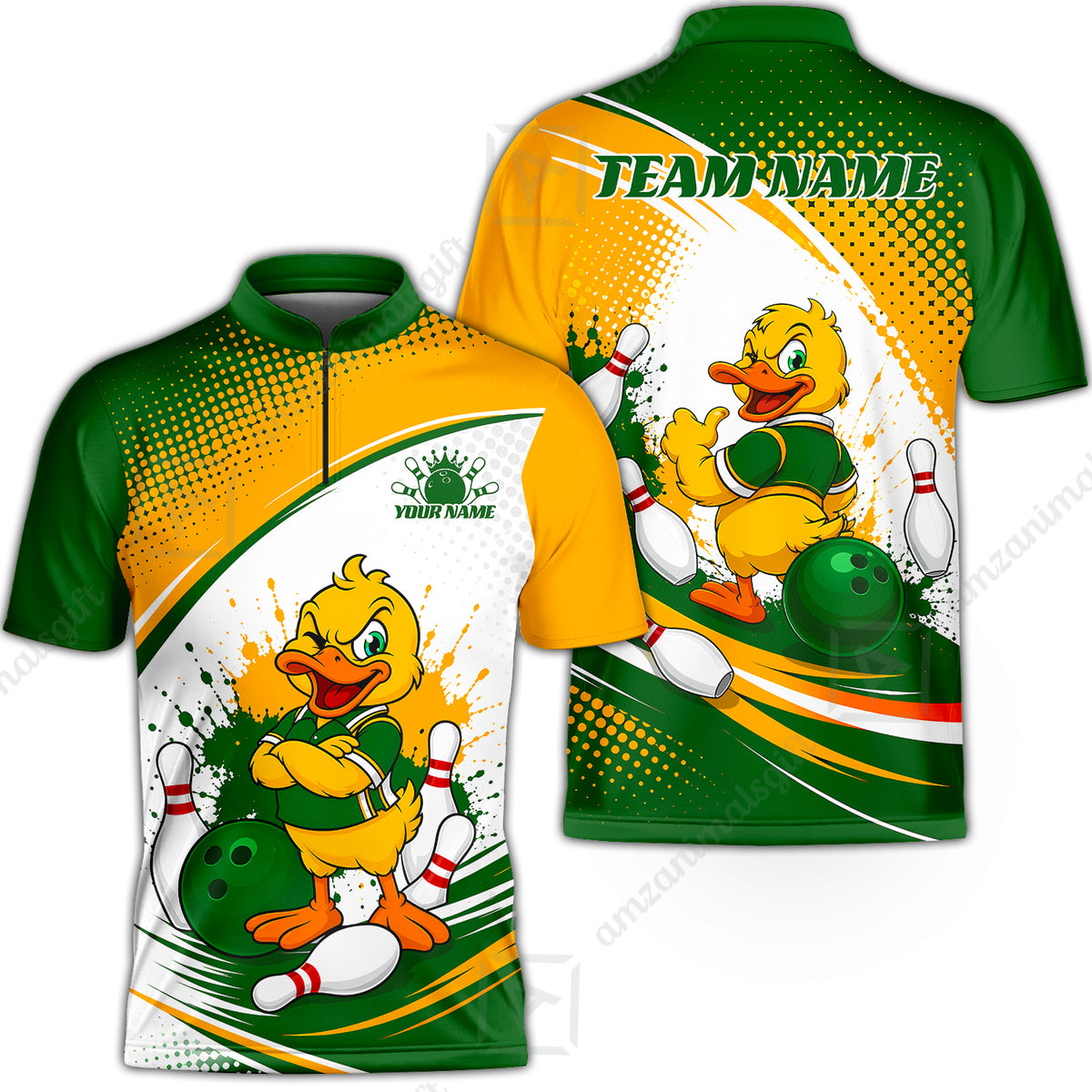 Bowling Jersey||Green