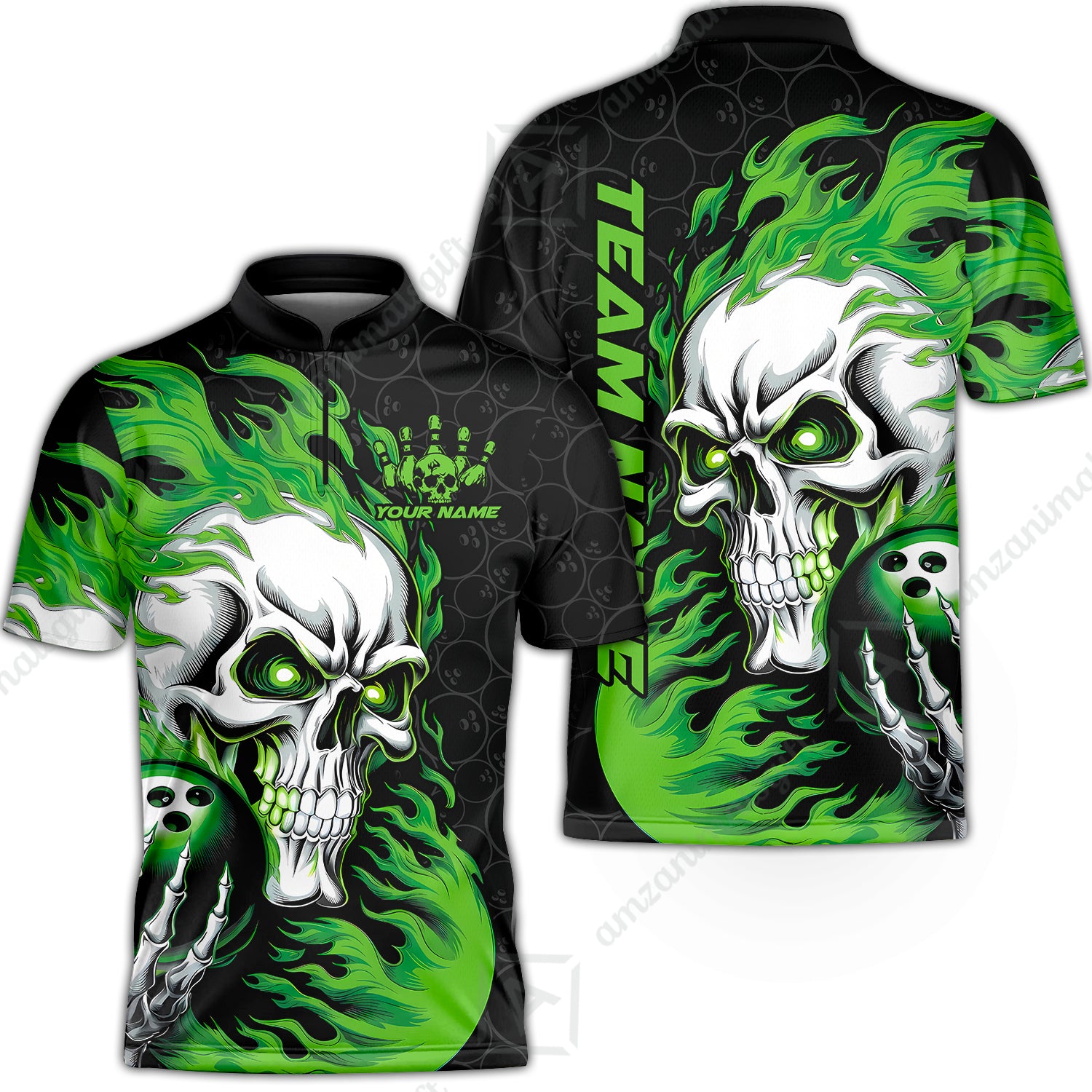 Bowling Jersey||Green