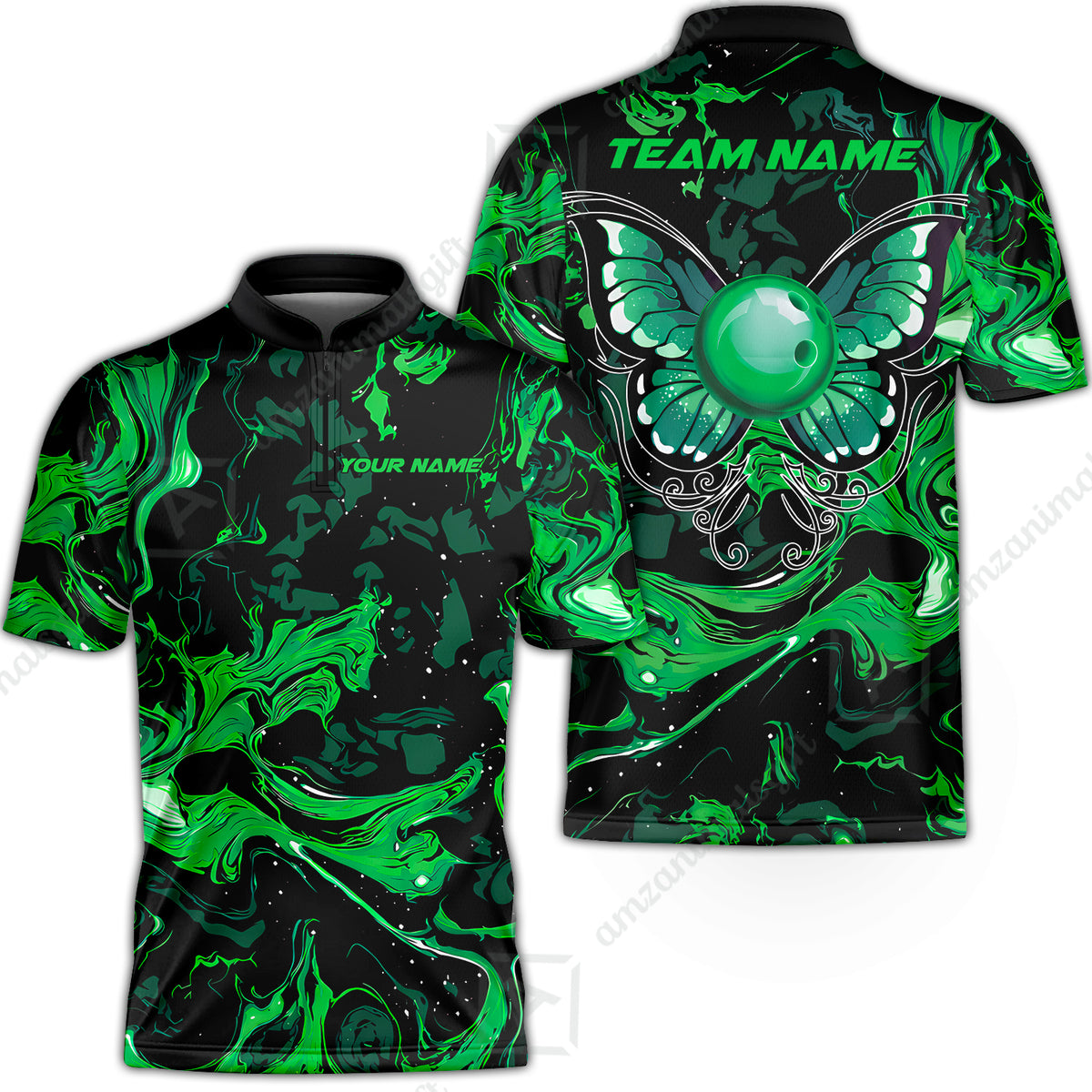 Bowling Jersey||Green