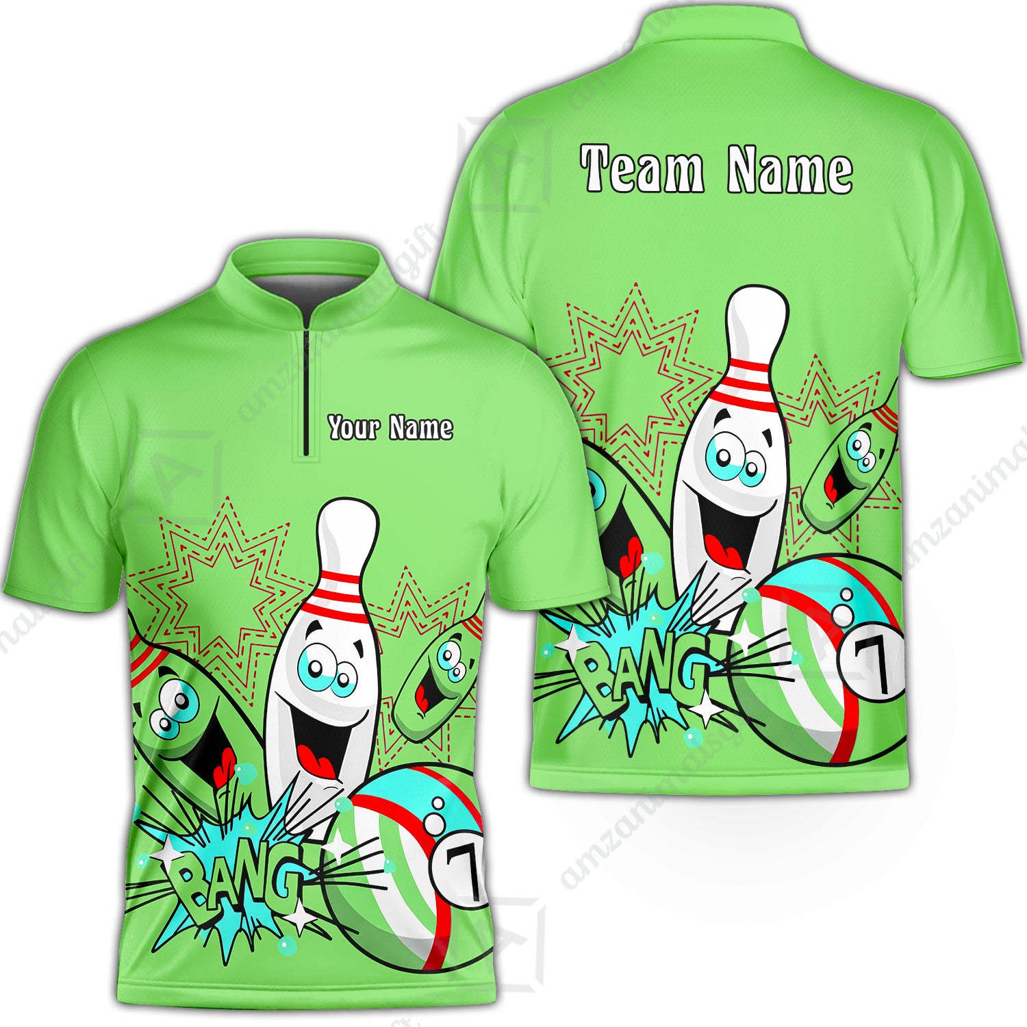 Bowling Jersey||Green