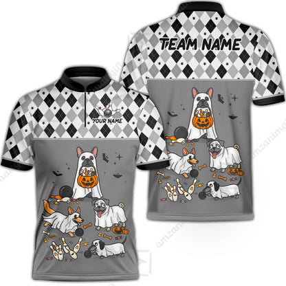 Bowling Jersey||Grey