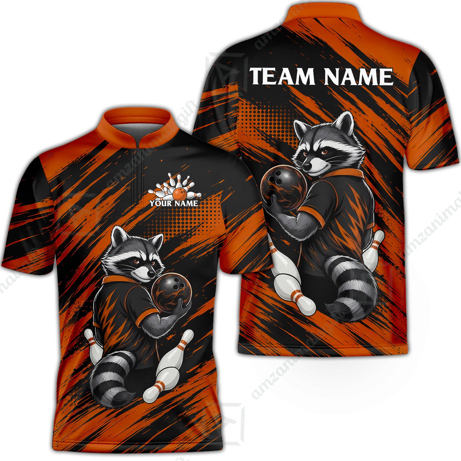 Bowling Jersey||Orange