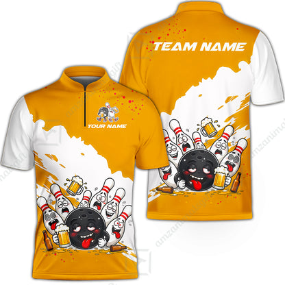 Bowling Jersey||Orange