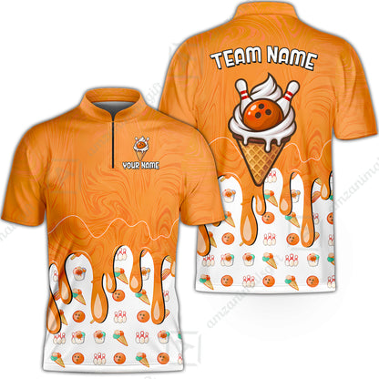 Bowling Jersey||Orange