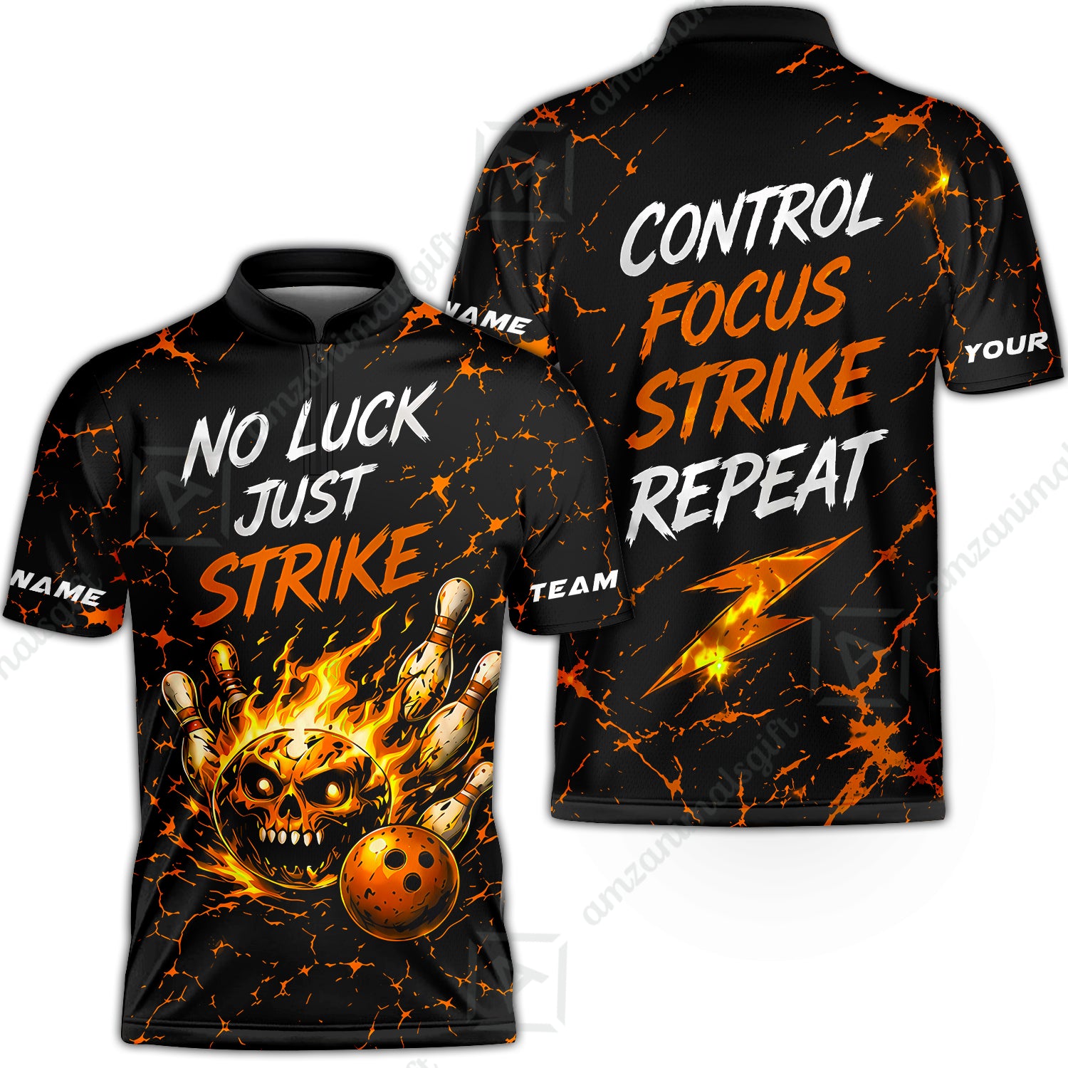 Bowling Jersey||Orange