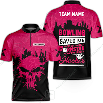 Bowling Jersey||Pink