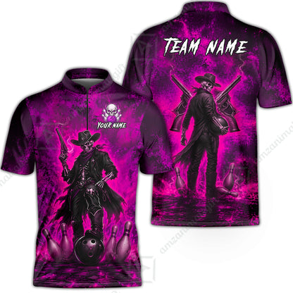 Bowling Jersey||Pink
