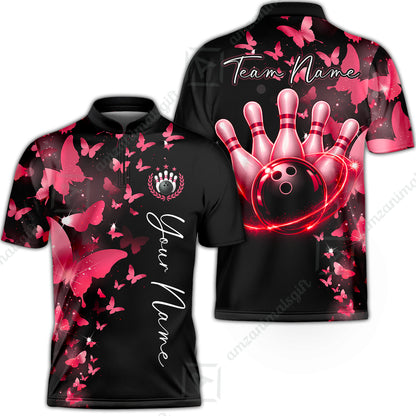 Bowling Jersey||Pink