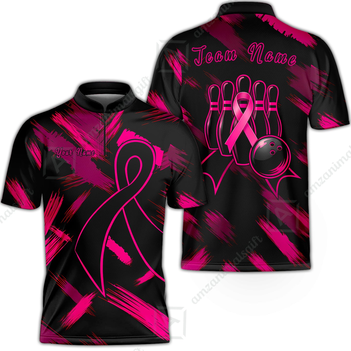 Bowling Jersey||Pink