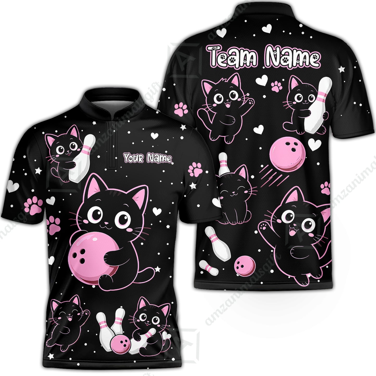 Bowling Jersey||Pink