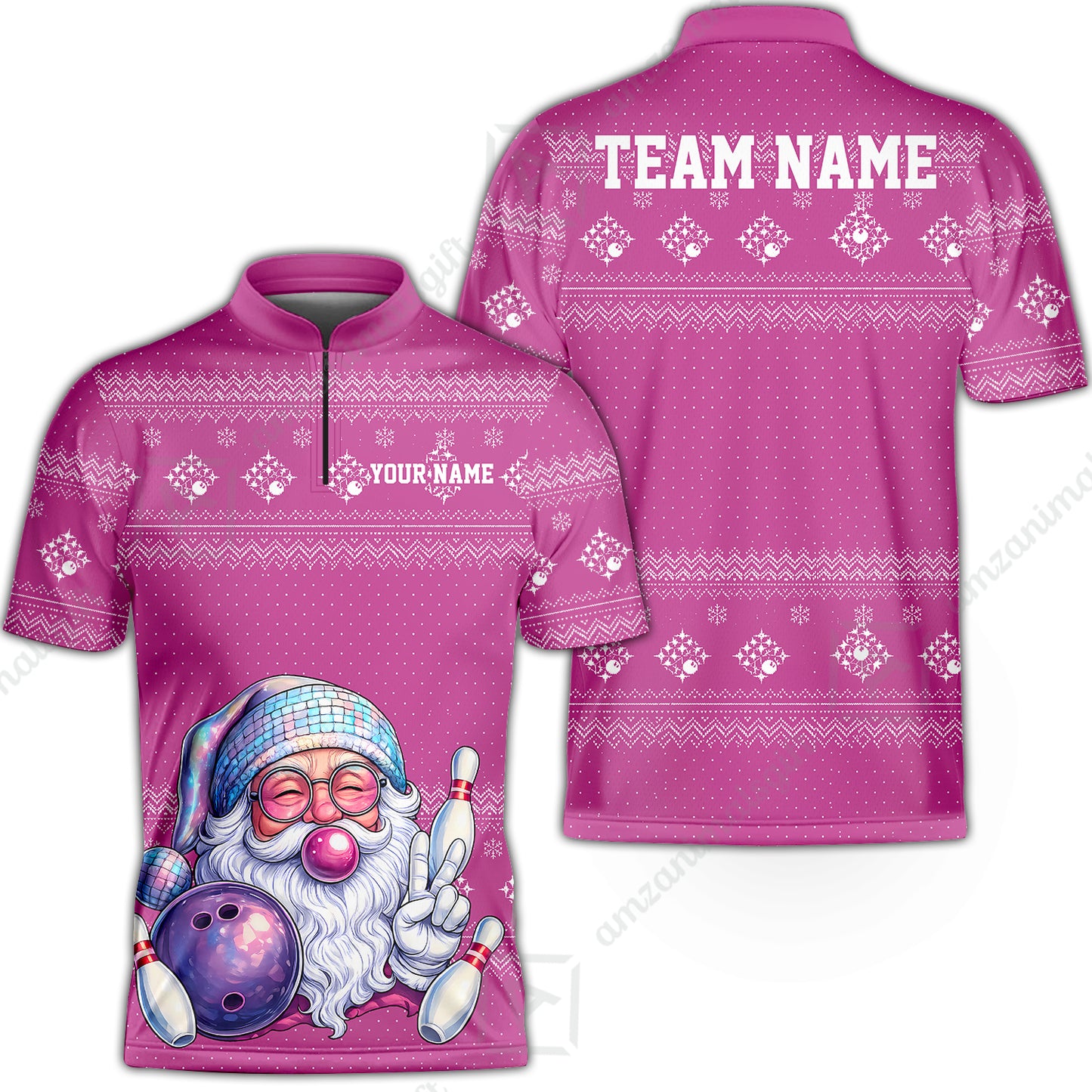 Bowling Jersey||Pink