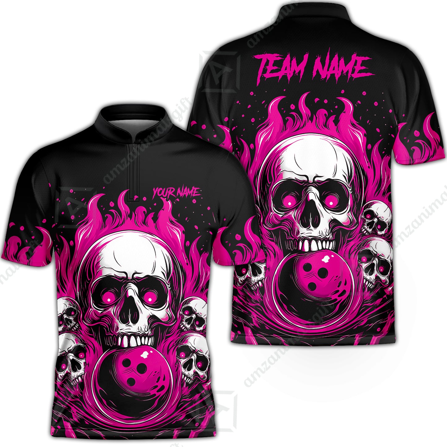 Bowling Jersey||Pink