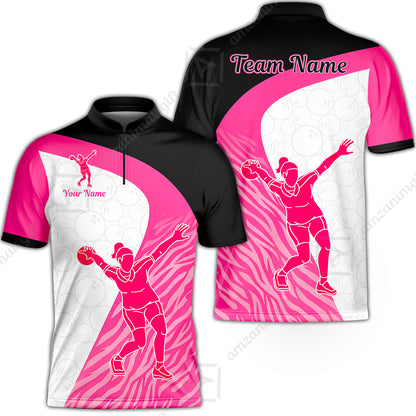 Bowling Jersey||Pink
