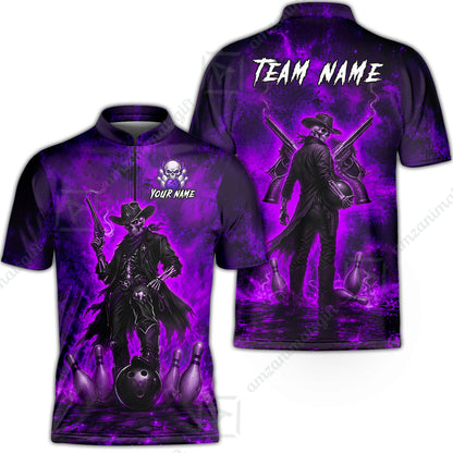 Bowling Jersey||Purple