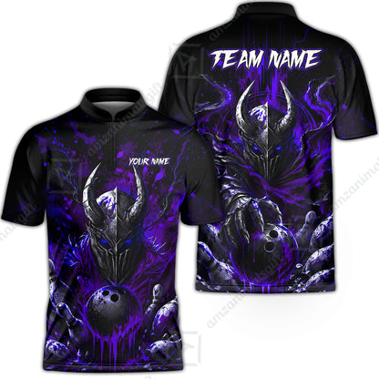 Bowling Jersey||Purple