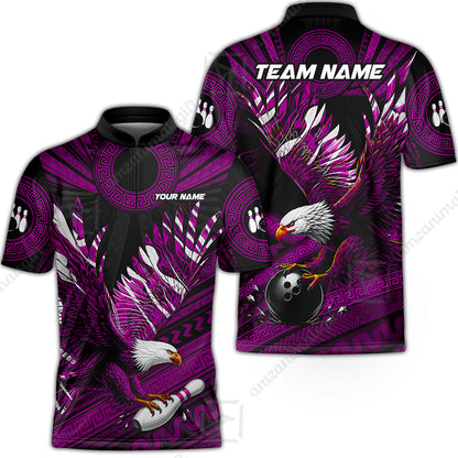 Bowling Jersey||Purple