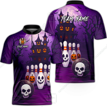 Bowling Jersey||Purple