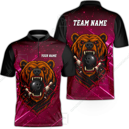 Bowling Jersey||Red