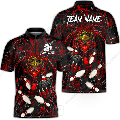 Bowling Jersey||Red