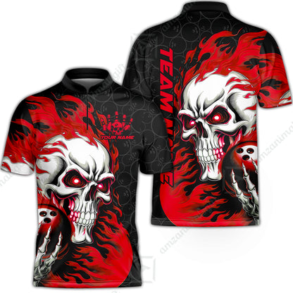 Bowling Jersey||Red