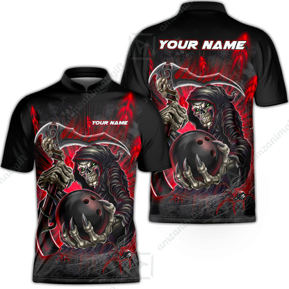 Bowling Jersey||Red