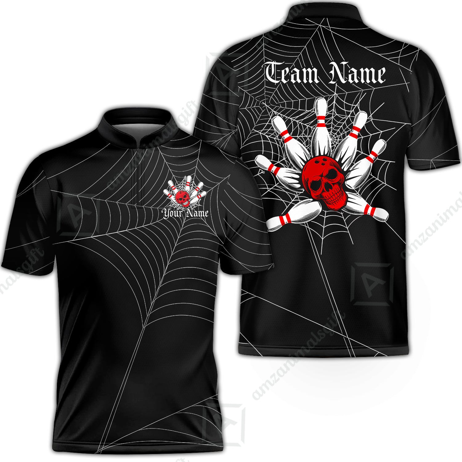 Bowling Jersey||Red