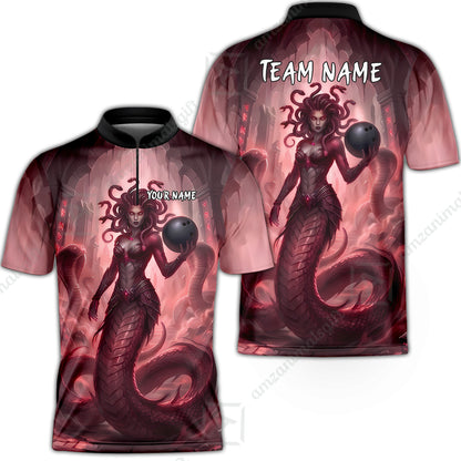 Bowling Jersey||Red