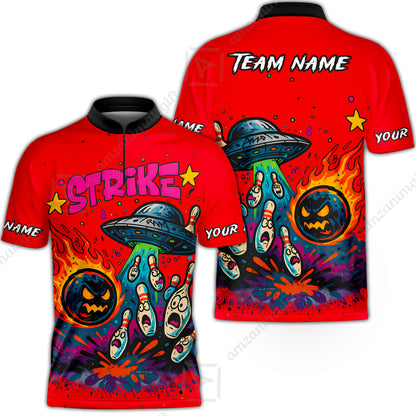 Bowling Jersey||Red