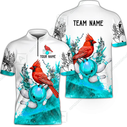 Bowling Jersey||Turquoise