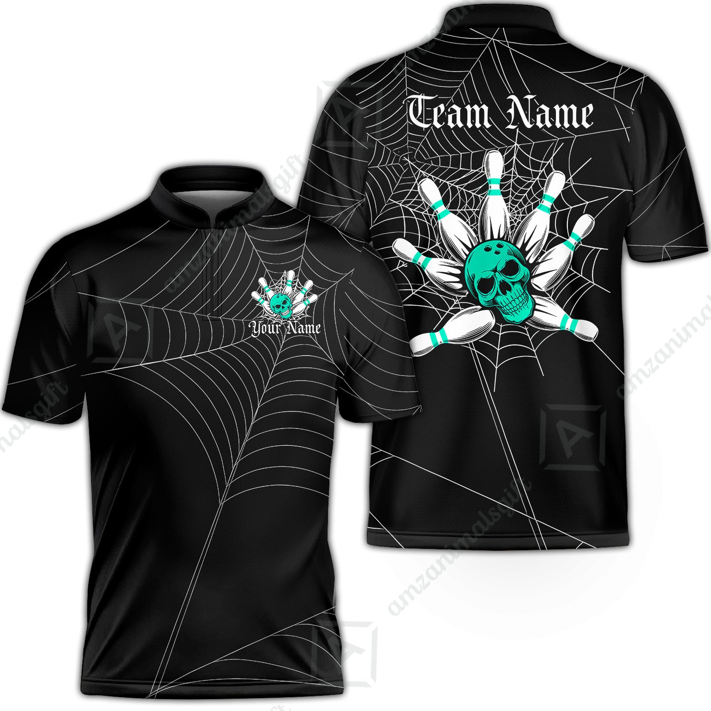 Bowling Jersey||Turquoise