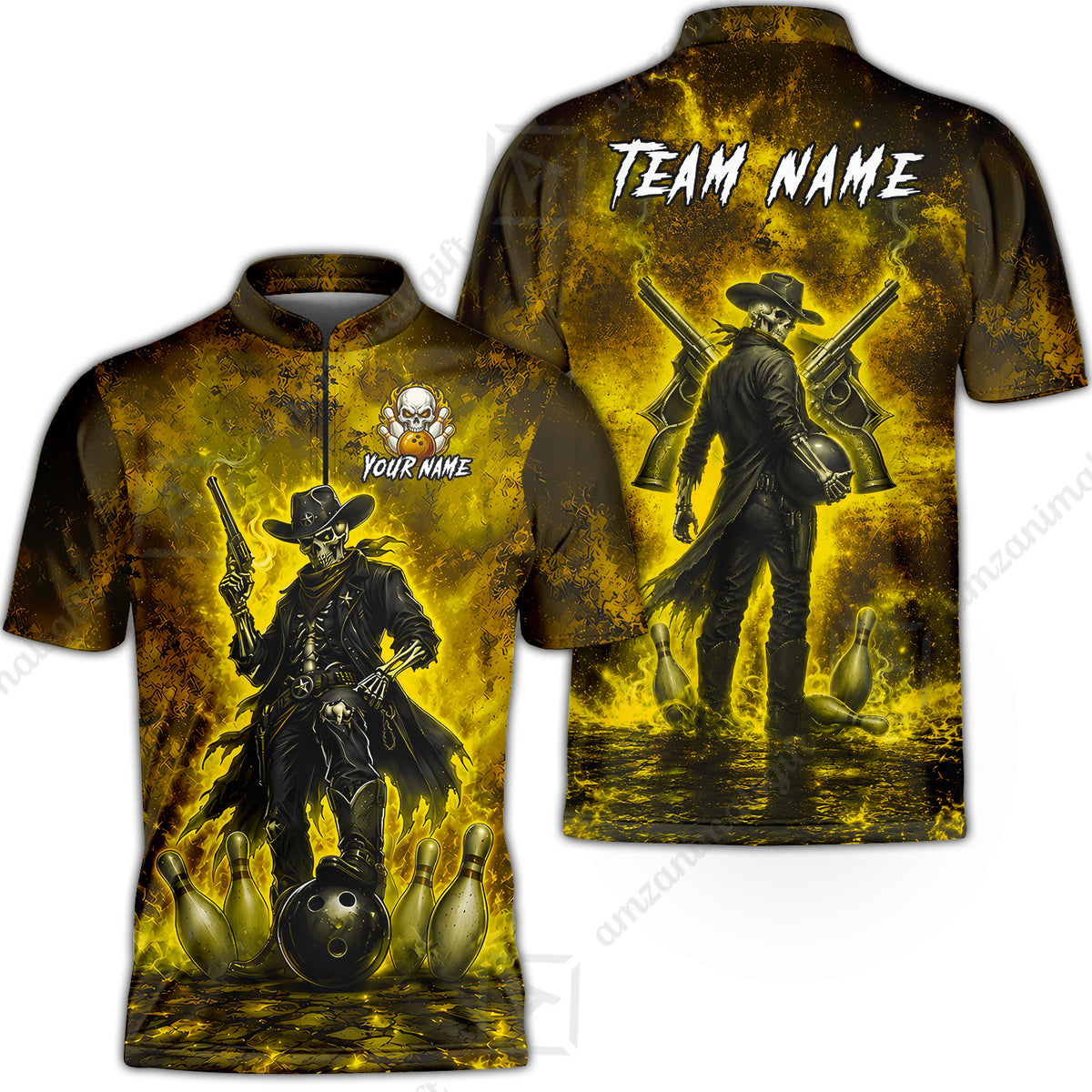 Bowling Jersey||Yellow