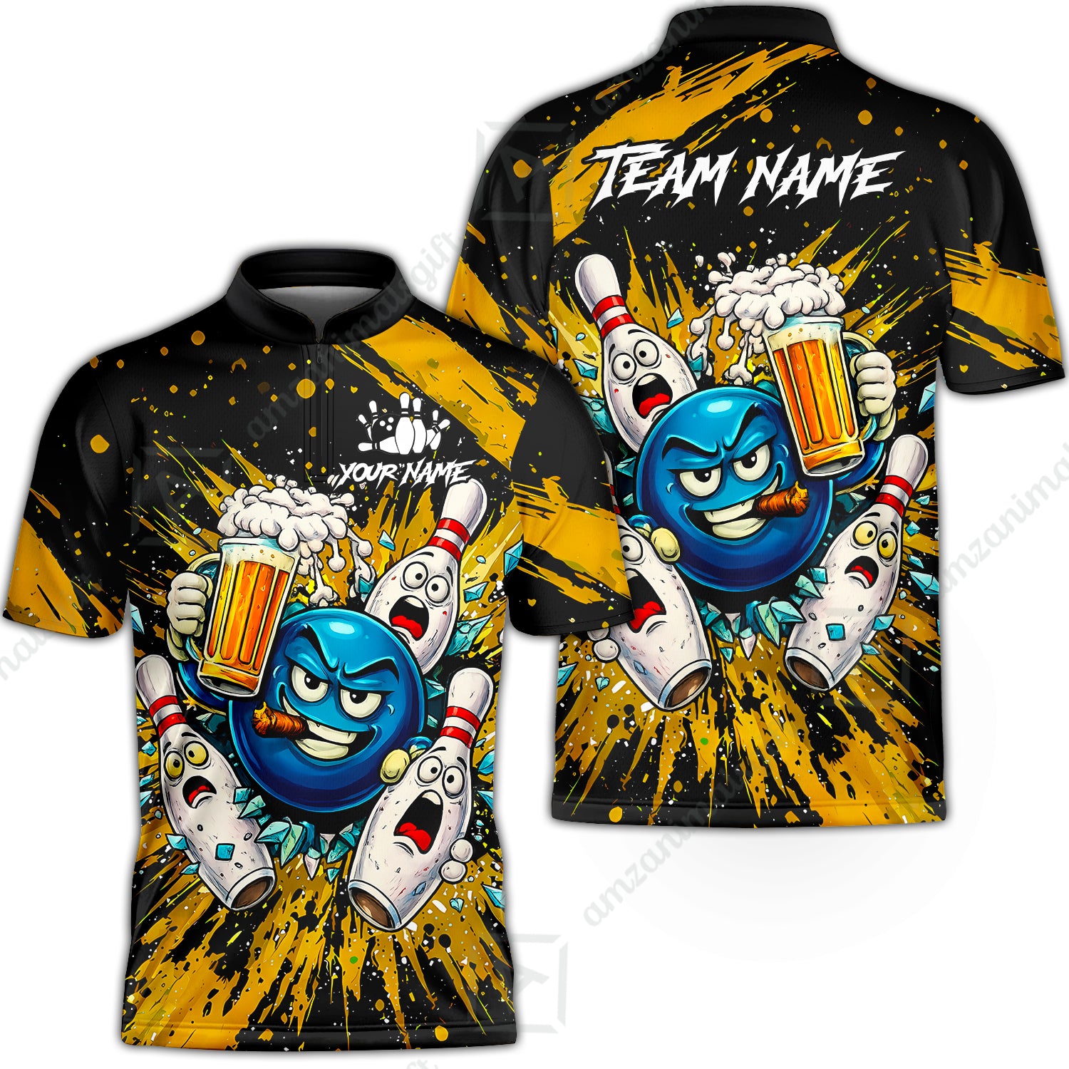 Bowling Jersey||Yellow