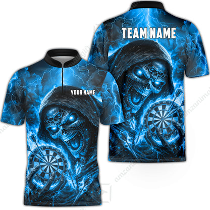 Bowling Jersey||Blue