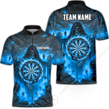 Bowling Jersey||Blue
