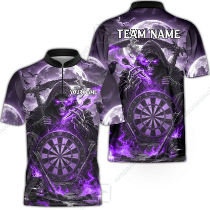 Bowling Jersey||Purple