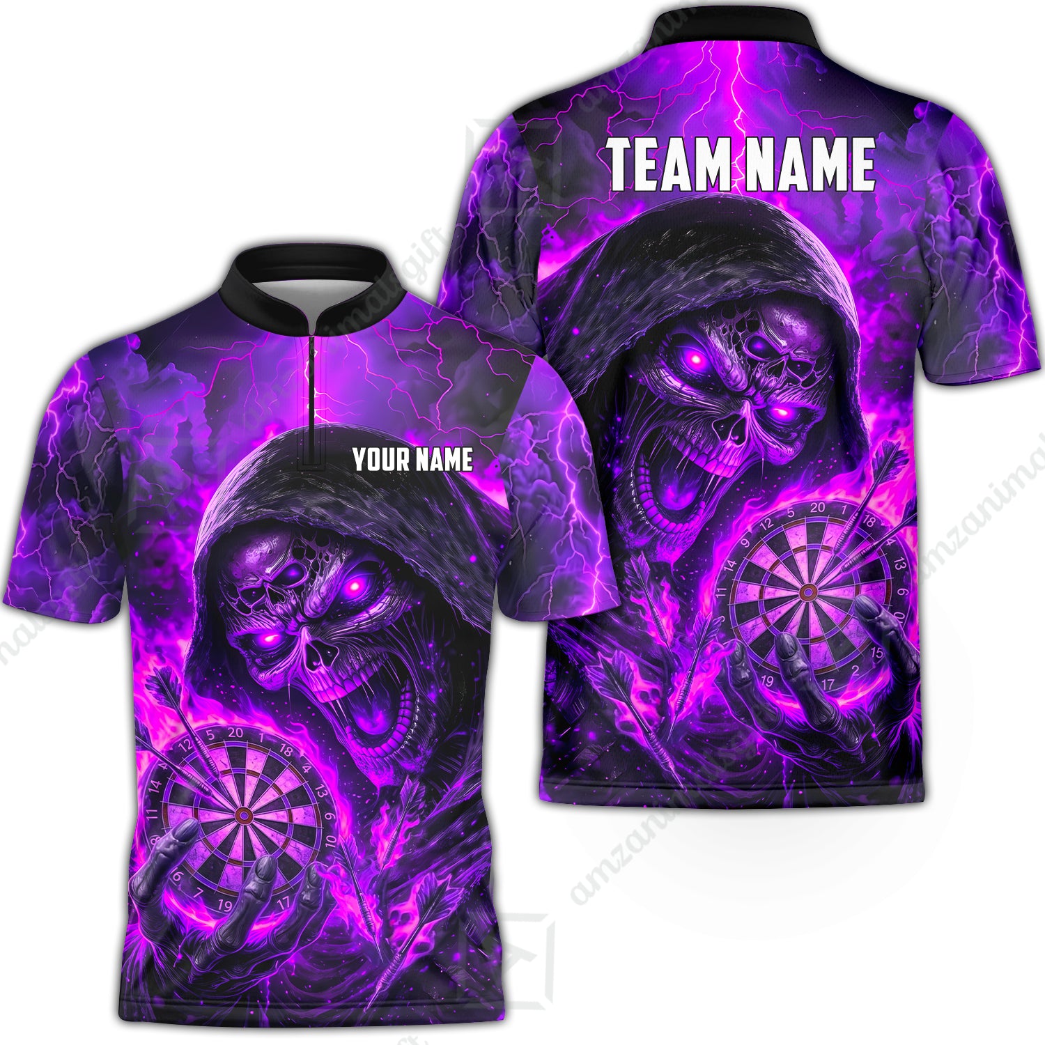 Bowling Jersey||Purple
