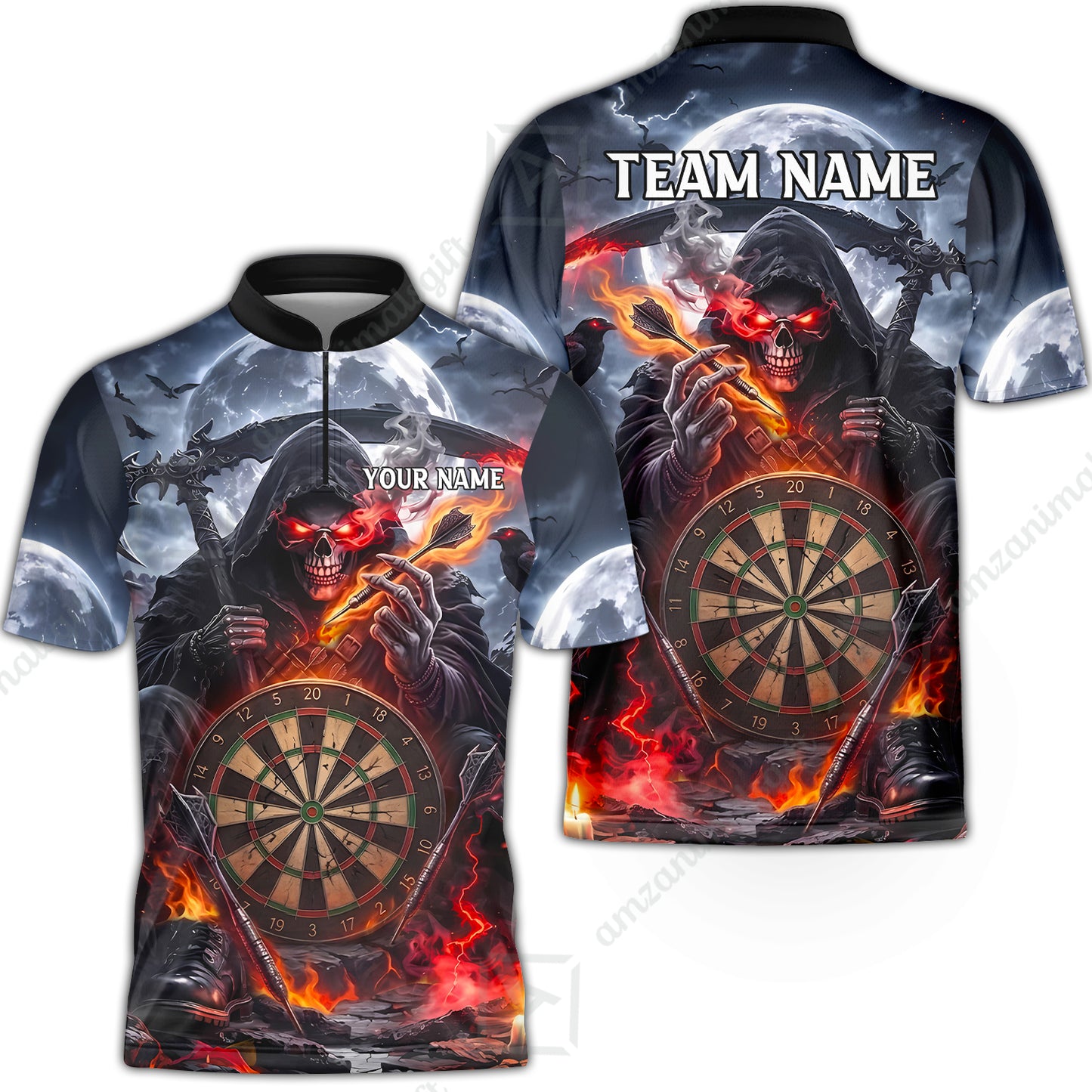 Bowling Jersey||Red