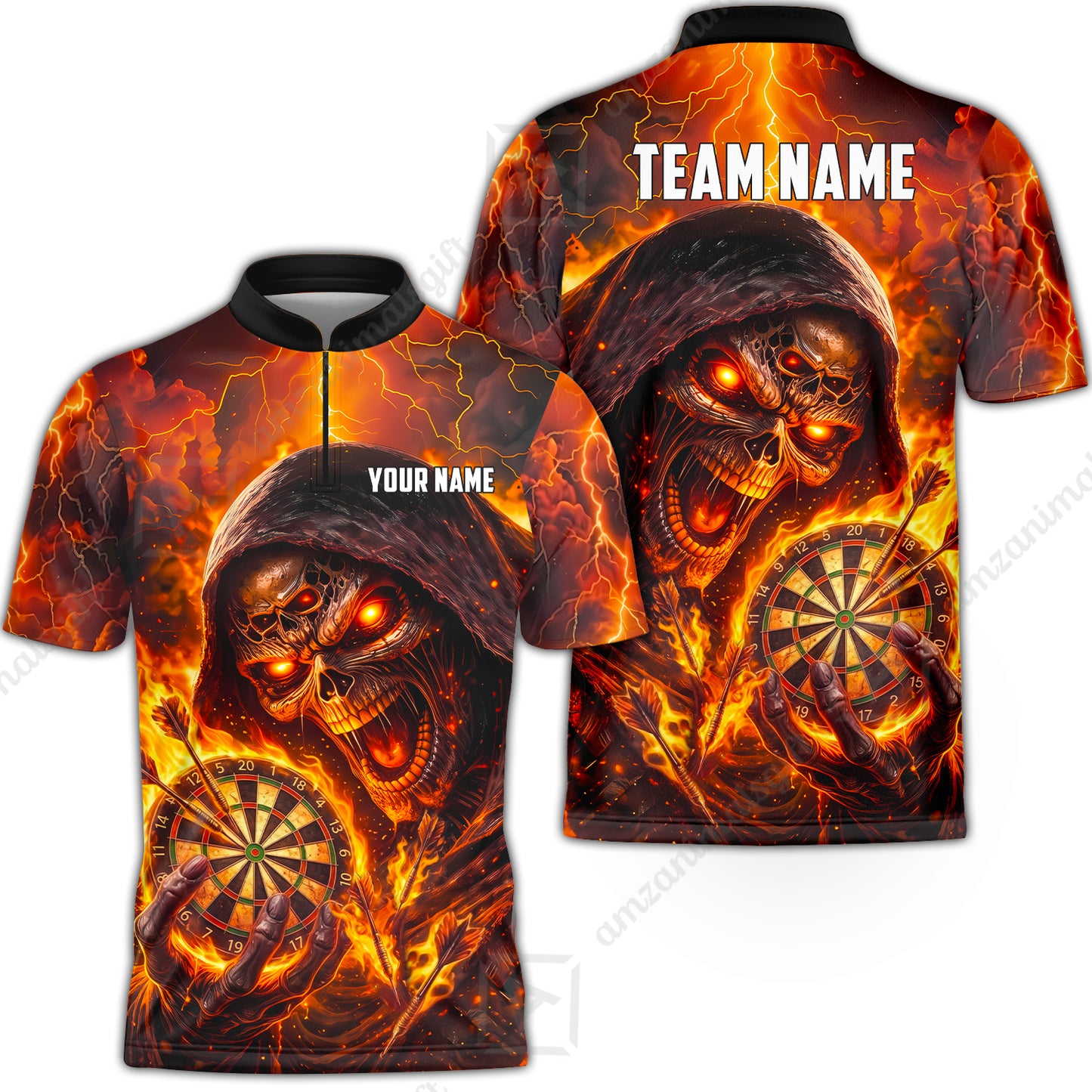 Bowling Jersey||Red
