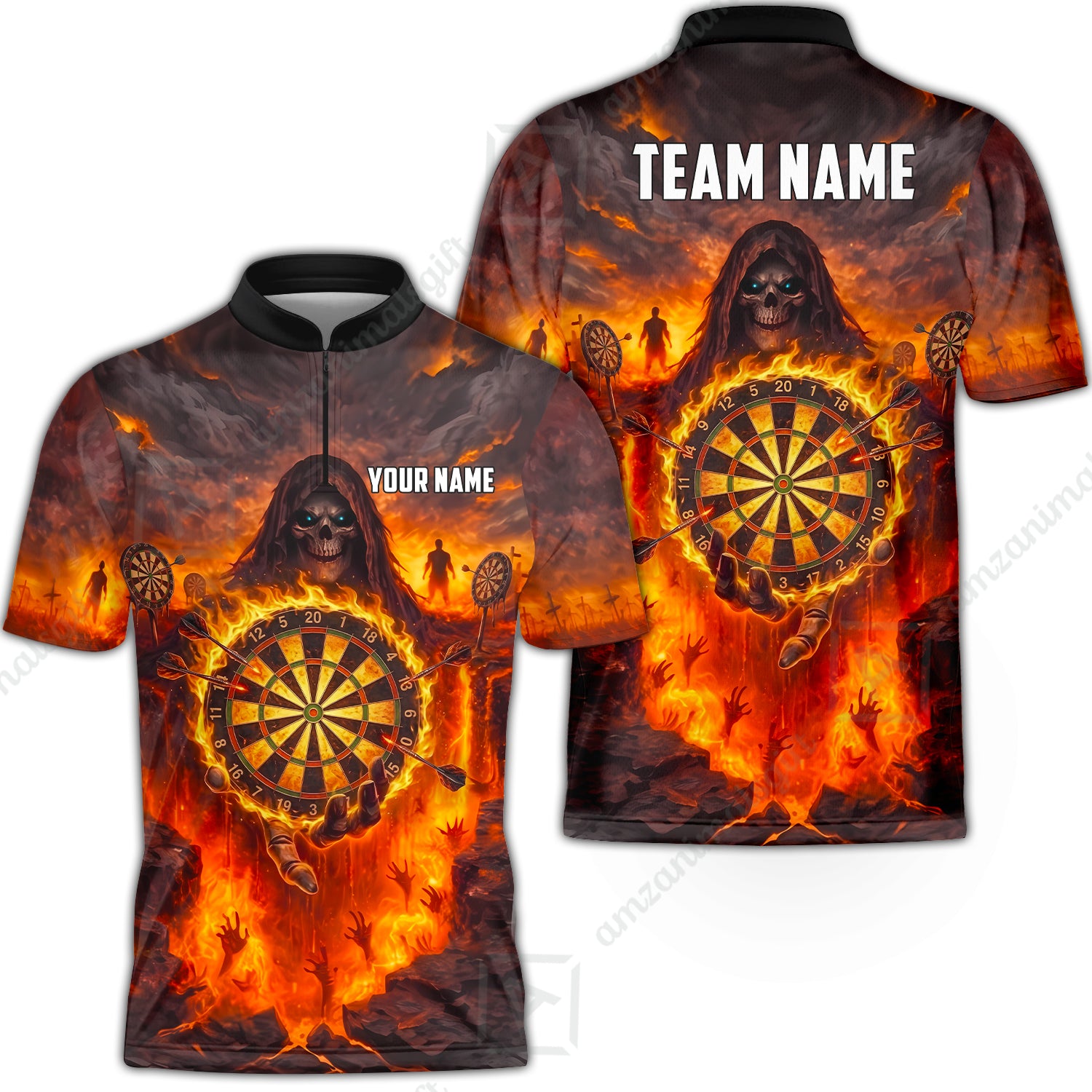 Bowling Jersey||Red