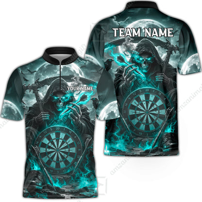 Bowling Jersey||Turquoise