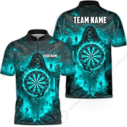 Bowling Jersey||Turquoise