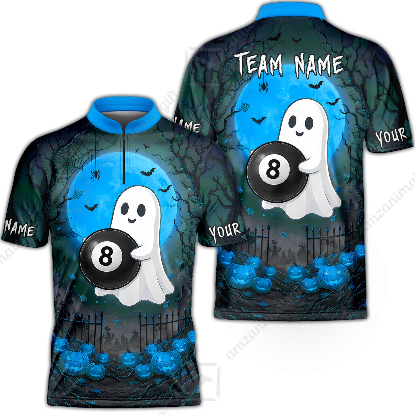 Bowling Jersey||Blue