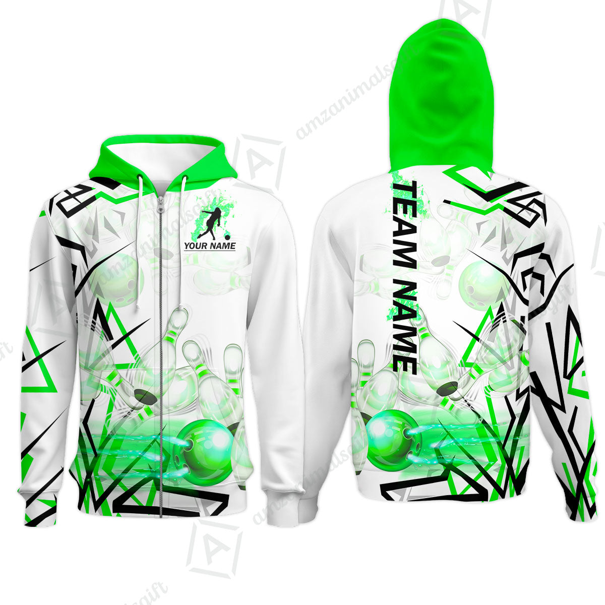 Custom Bowling Team Jerseys Polo Shirts, Personalized 3D Trendy Style Bowling uniforms - Personalized Name And Team Name