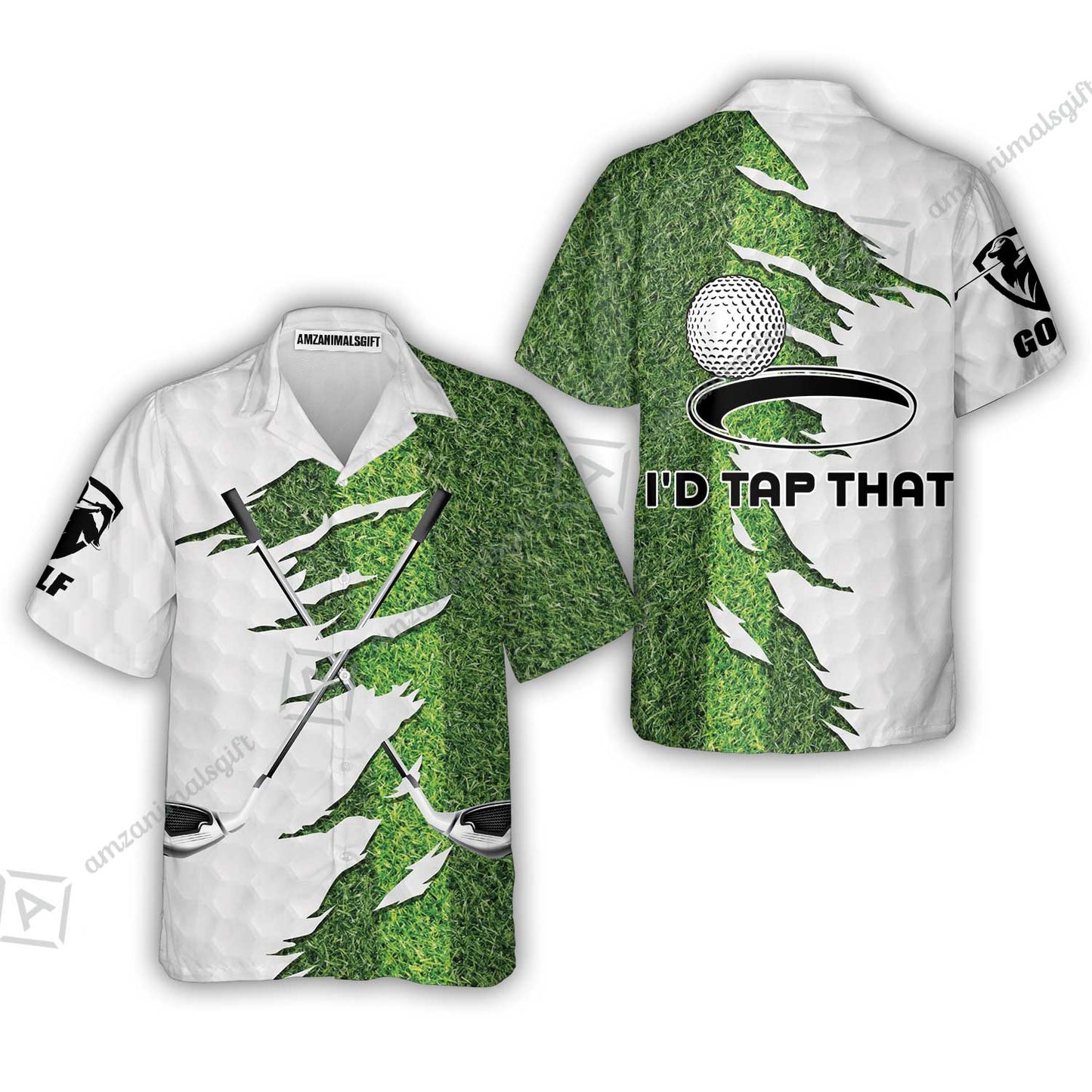 Green Golf Course T-Shirt, I'd Tap That Golf T-Shirt