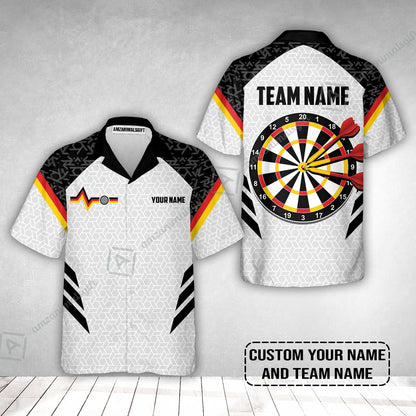 Custom Germany Darts Hawaiian Shirt, Personalized Darts For Team Hawaiian Shirt
