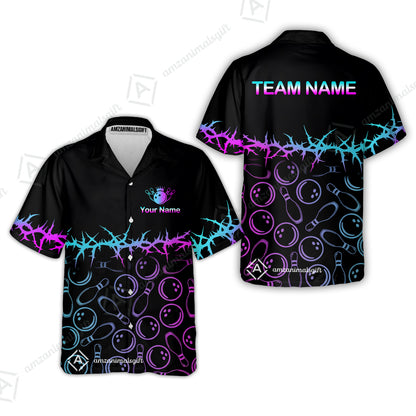 Hawaiian Shirt||Blue - Purple