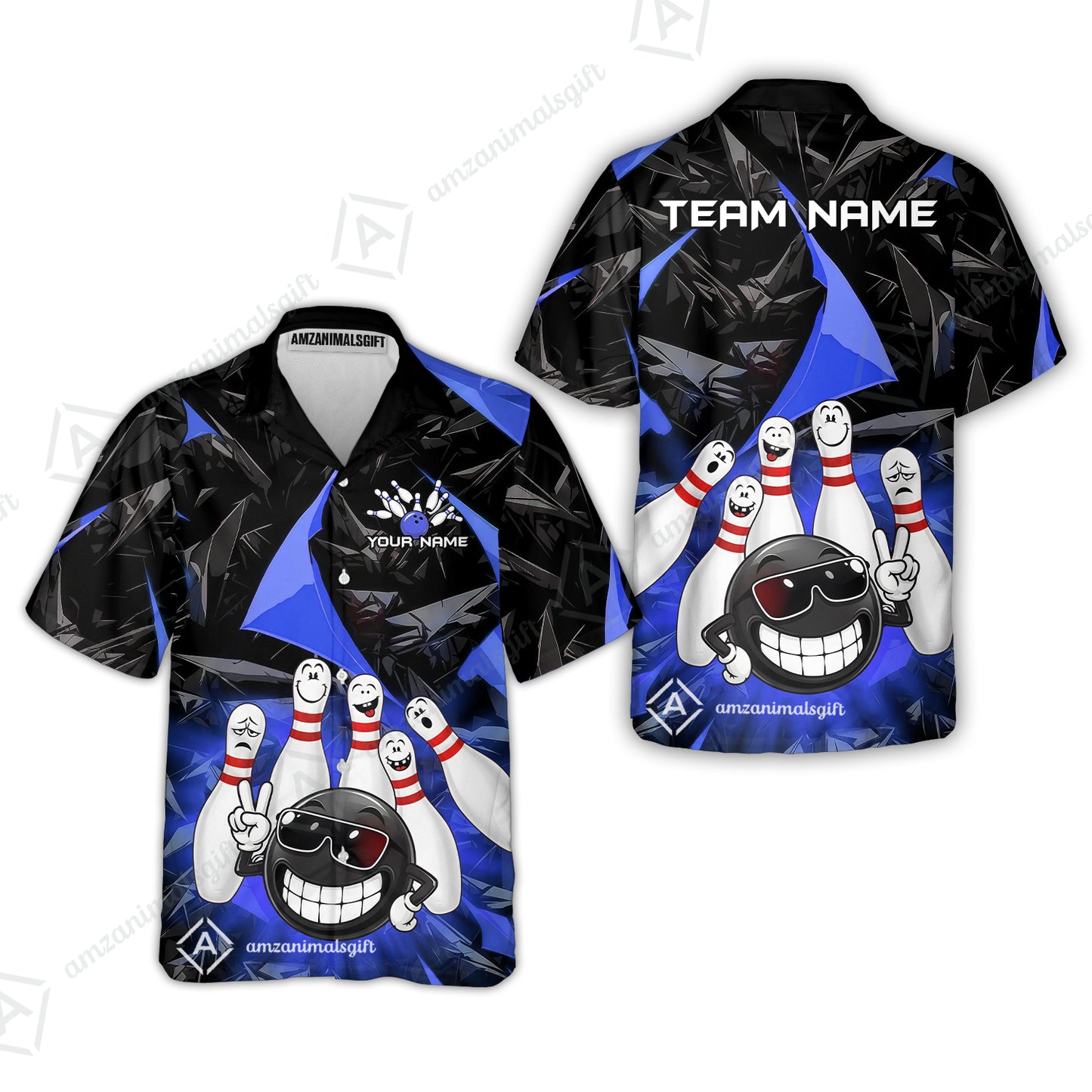 Hawaiian Shirt||Blue