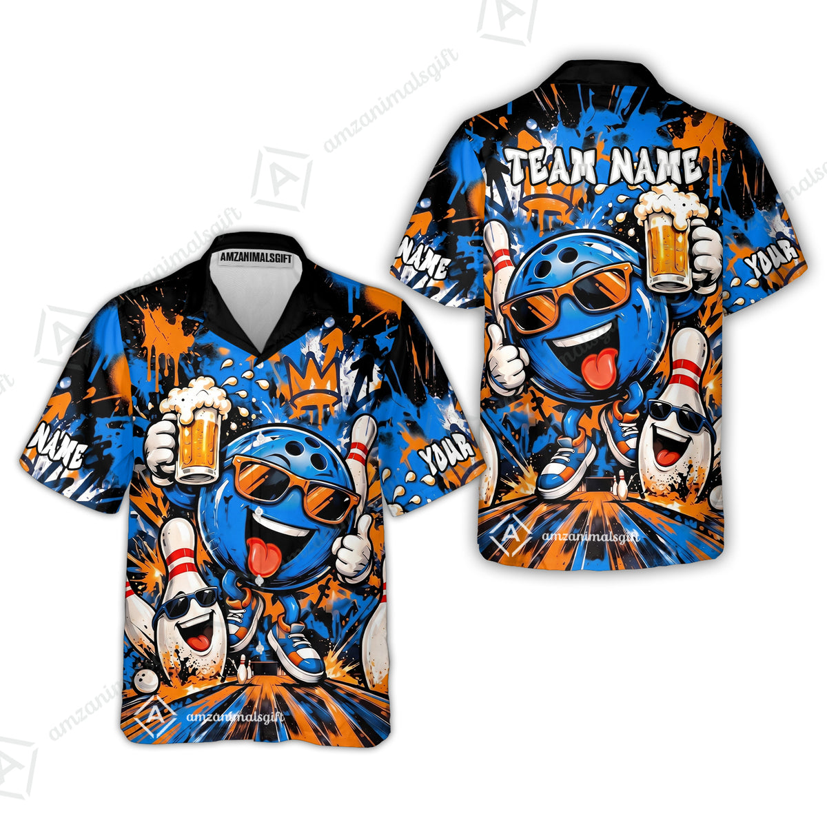 Hawaiian Shirt||Blue