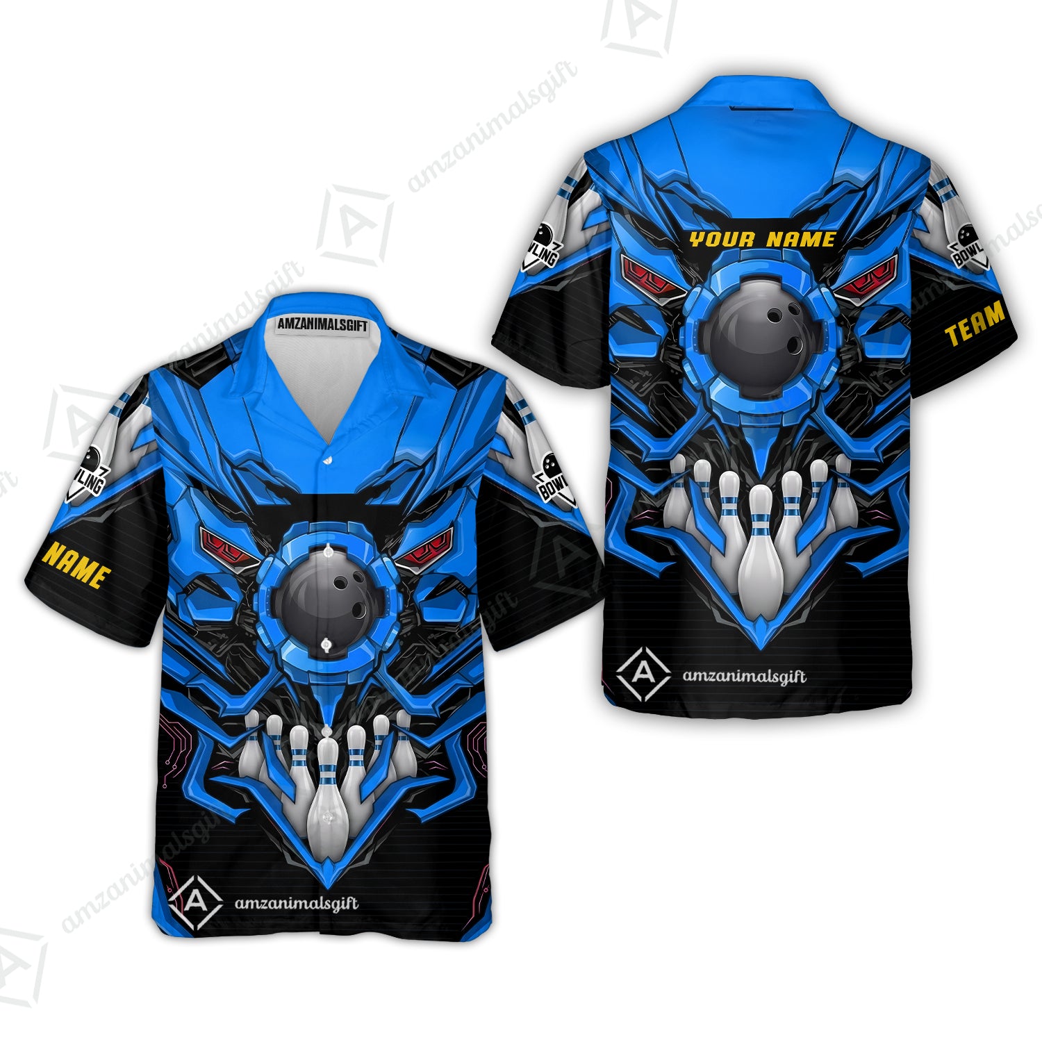 Hawaiian Shirt||Blue