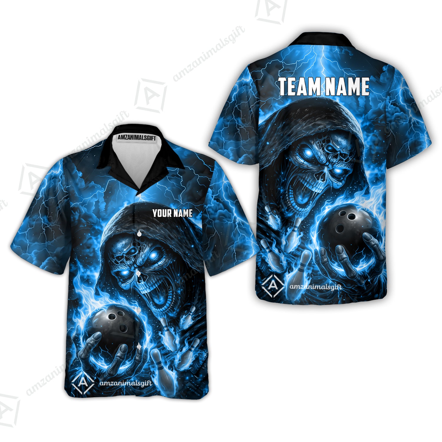 Hawaiian Shirt||Blue